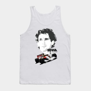 Ayrton Senna Portrait Tank Top